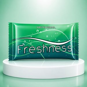 Lime Green Cotton Wet Towel