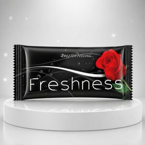 Royal Black Tissue Wet Towel