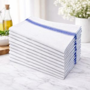 Glass Cloth Blue Stripe