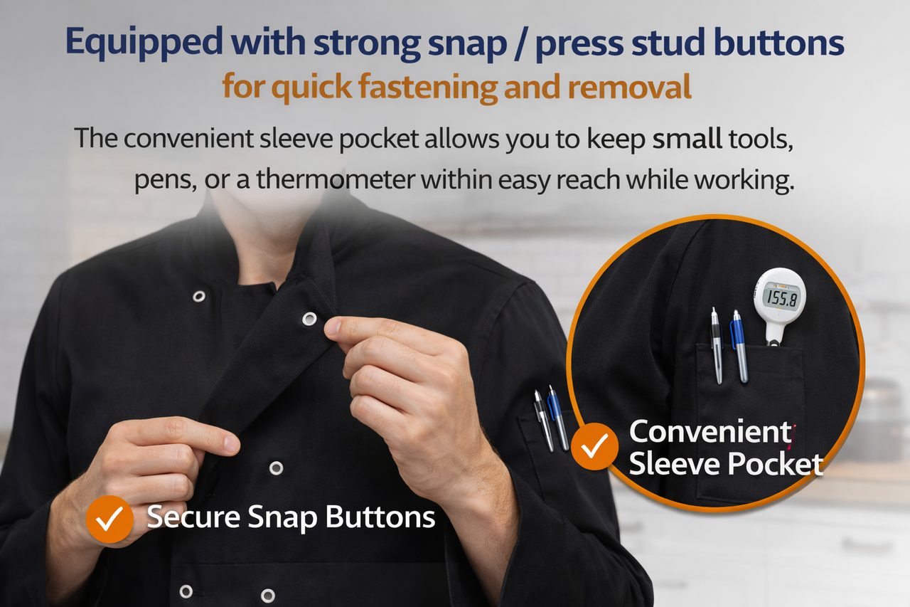 frnhz-unisex-workwear-chef-jacket-black-long-sleeve-buttons