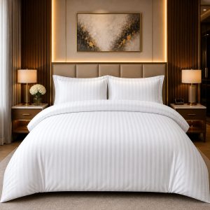 Duvet Cover 200 TC 1" Satin Stripe