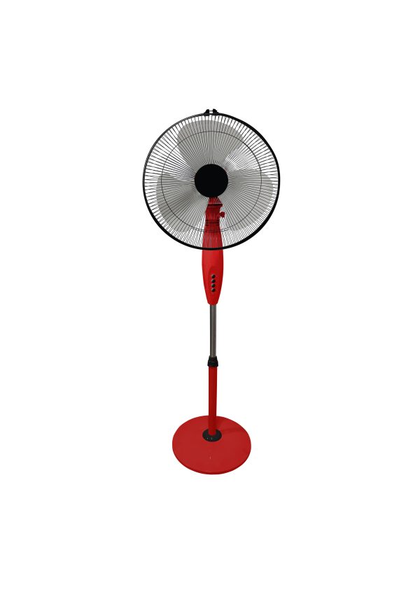 EcoGreen Pedestal Fan 16 Inch Red Color