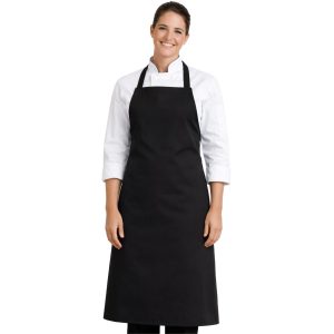 Unisex Adult Plain Apron Black
