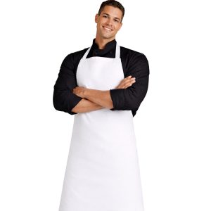 Unisex Adult Plain White Apron