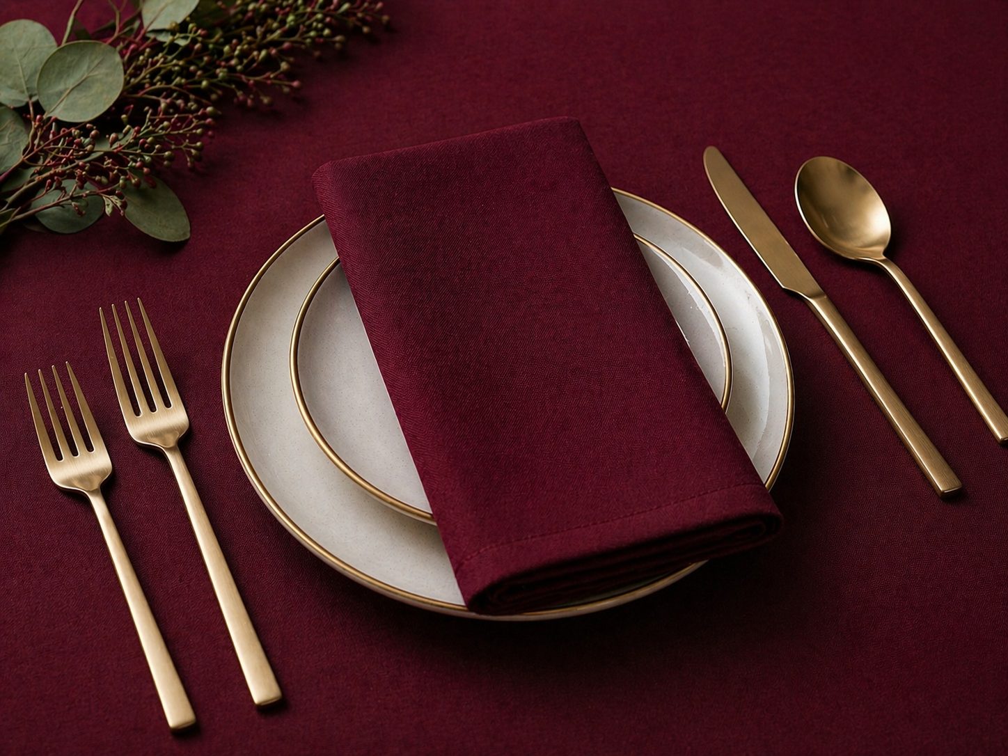 Burgundy Napkin