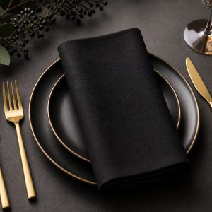 Black Napkin